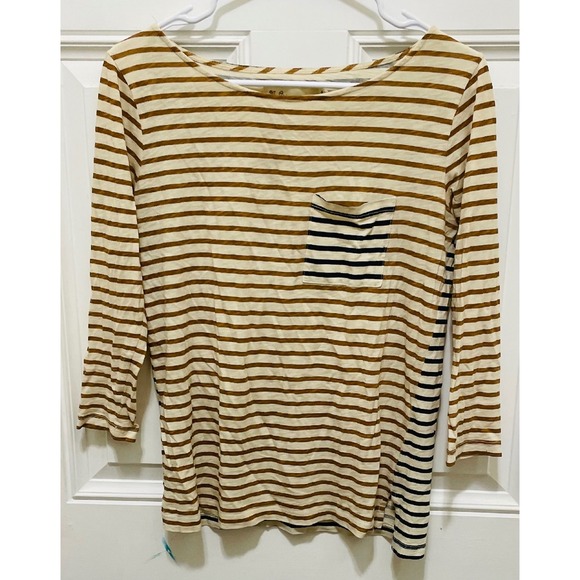 Ann Taylor Peplum Top Sleeveless Color Block Career‎ Blouse Size 10 - Picture 1 of 3